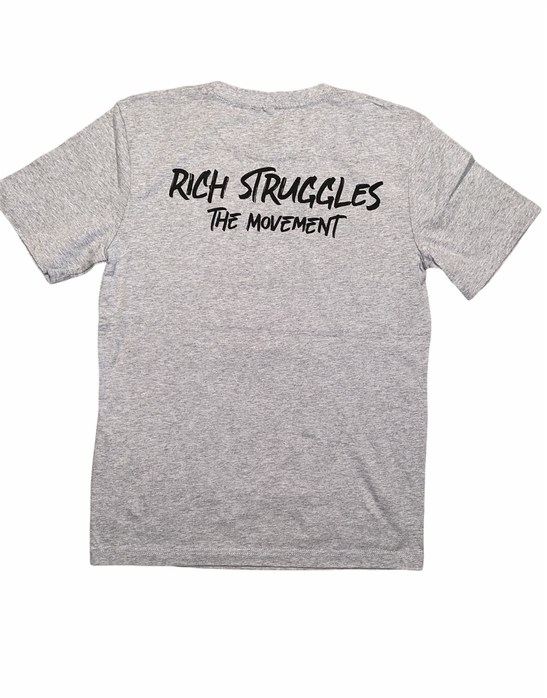 Men’s Big Boy T-shirt – Grey – Rich Struggles